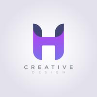 Lettre H Vector Illustration Design Clipart Logo Logo Template