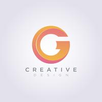 Lettre G Vector Illustration Design Clipart Logo Logo Template