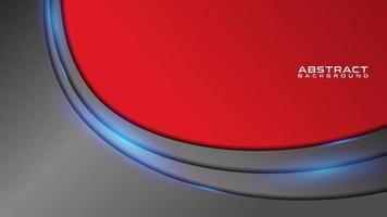 minimaliste abstrait métallique rouge noir cadre mise en page conception technologie innovation concept fond vecteur