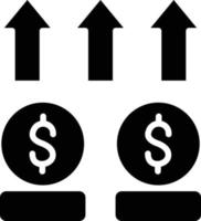 style d'icône de croissance vecteur