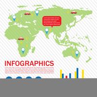 Une interface graphique d&#39;une carte vecteur