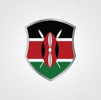 conception du drapeau du Kenya vecteur