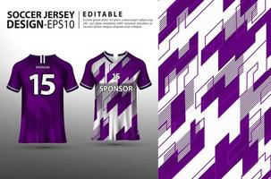 modèle de maillot de football. impression de maillots et conceptions de sublimation pour les équipes de football vecteur