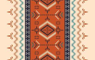 bel art ikat abstrait ethnique. motif harmonieux de broderie tribale, folklorique et de style mexicain. ornement d'art géométrique aztèque print.design pour tapis, papier peint, vêtements, tissu, couverture, textile vecteur