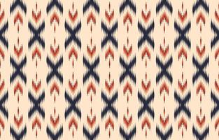beau motif harmonieux abstrait aztèque ethnique en broderie tribale et folklorique, conception d'art en chevron. ornement d'art géométrique print.design pour tapis, papier peint, vêtements, emballage, tissu, couverture vecteur