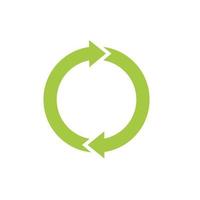 icône de recyclage. recycler le symbole de recyclage. illustration vectorielle. isolé sur fond blanc. vecteur