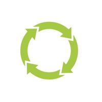 icône de recyclage. recycler le symbole de recyclage. illustration vectorielle. isolé sur fond blanc. vecteur