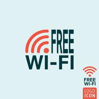 Icône wifi gratuite vecteur