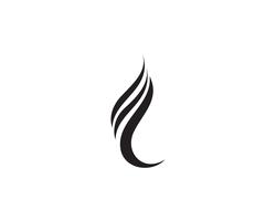 Modèle d&#39;icônes logo et symboles de feu flamme nature vecteur