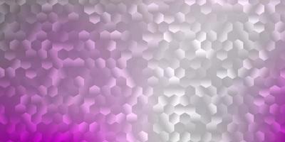 fond de vecteur violet clair avec des formes hexagonales.