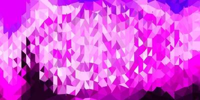 fond de triangle abstrait vecteur violet clair, rose.