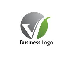 Modèle de logo et symboles commerciaux V logo lettres vecteur