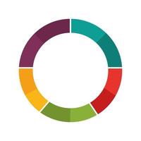 diagramme rond statistique vecteur