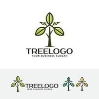 création de logo de concept de vecteur d'arbre
