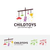 modèle de logo vectoriel de jouets pour enfants