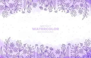 fond de texture aquarelle violet abstrait vecteur