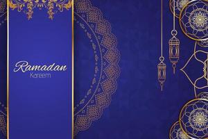 fond ramadan kareem islamique avec élément vecteur