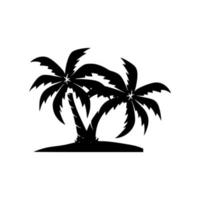 icône de plage ou logo isolé signe symbole illustration vectorielle vecteur