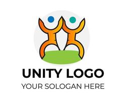 vecteur de conception de logo d'unité
