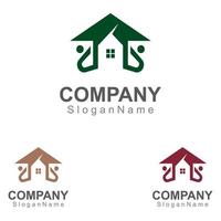 maison et personnes logo design inspiration image modèle conception vecteur