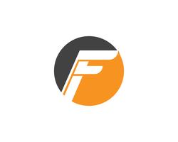 F logo et symboles modèle vector icons