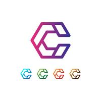 Lettre C Set Logo modèle vector illustration prêt à l&#39;emploi pour la technologie