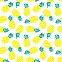 Fond de vecteur d&#39;ananas. Imprimé textile tropical coloré de l&#39;été.