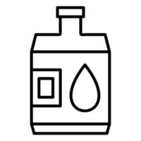icône de ligne de cantine d'eau