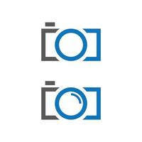 modèle de logo de photographie vecteur