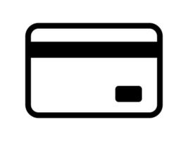 clipart de carte de crédit sur fond blanc. icône plate de carte de crédit.