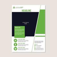 conception de flyer de brochure de rapport annuel d'entreprise