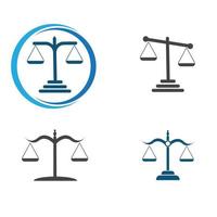 vecteur de logo de justice