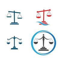 vecteur de logo de justice