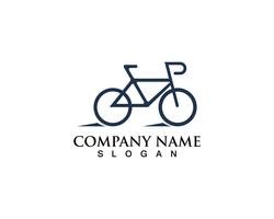 Logo de vélo et vecteur de symboles