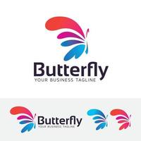 création de logo vectoriel papillon