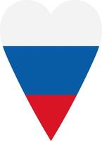 illustration vectorielle drapeau russe. russe vecteur