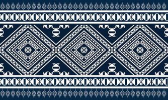 broderie de motifs ethniques géométriques. tapis, papier peint, vêtements, emballage, batik, tissu, style de broderie d'illustration vectorielle. vecteur