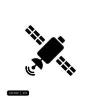 vecteur d'icône satellite - signe ou symbole