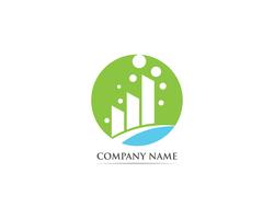 Illustration de modèle finance logo vector