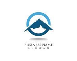 Mountain Logo et symboles Business Template vecteur