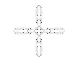 ligne de modèle circuit illustration vectorielle vecteur