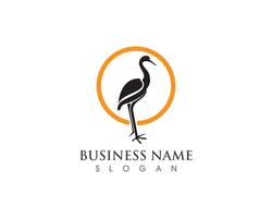 Swan logo Template vecteur