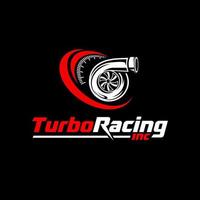 logo de course turbo vecteur