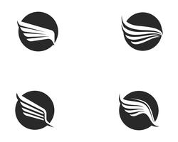 Création d&#39;icône de vecteur Falcon Wing Logo Template