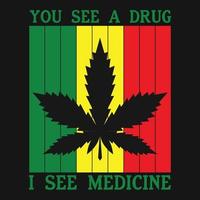 vecteur de t-shirt cannabis weed marijuana stoner