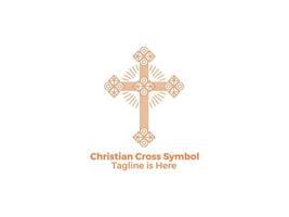 chrétiens croix religion vecteur symboles jésus catholicisme vecteur gratuit