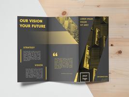 Modèle de brochure design de vecteur