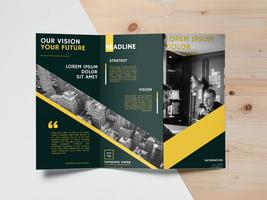 Modèle de brochure design de vecteur