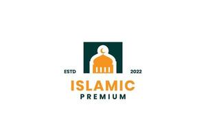 vecteur de conception de logo icône islamique