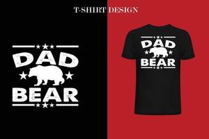 conception de t-shirt père. conception de t-shirt papa. père cite la conception de t-shirt. vecteur